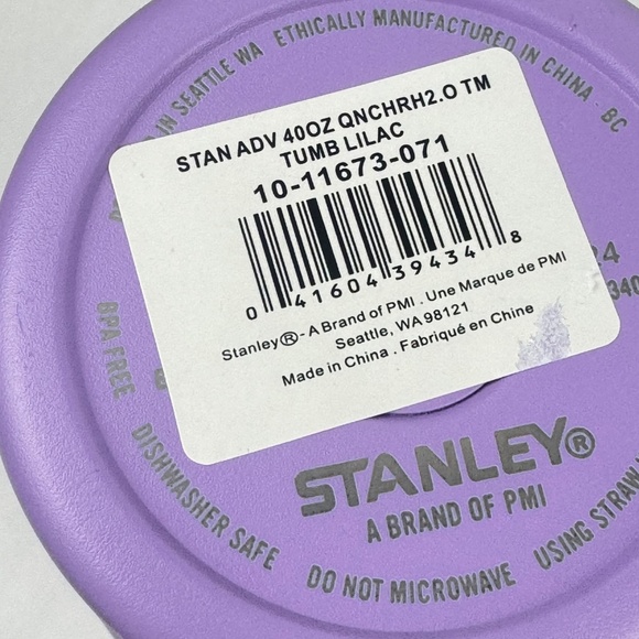 NEW Stanley x Olivia Rodrigo Collab Quencher H2.0 40oz Tumbler Lavender Stars - Picture 10 of 12